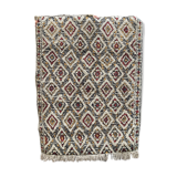 Ecru wool moroccan rug 160x118cm