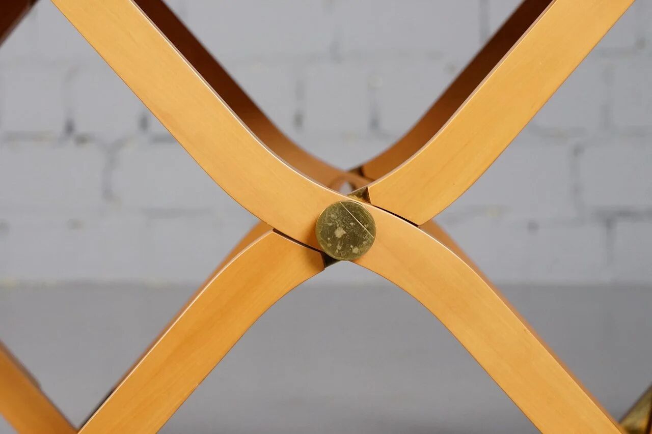 Pippa folding bench by Rena Dumas for Hermès Paris