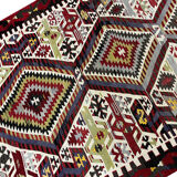Handwoven Vintage Wool Rug Traditional Turkish Area Rug- 156x312cm