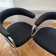 Chaises cantilever en acier tubulaire vintage des années 50