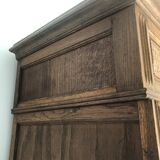 Antique wardrobe with mirror