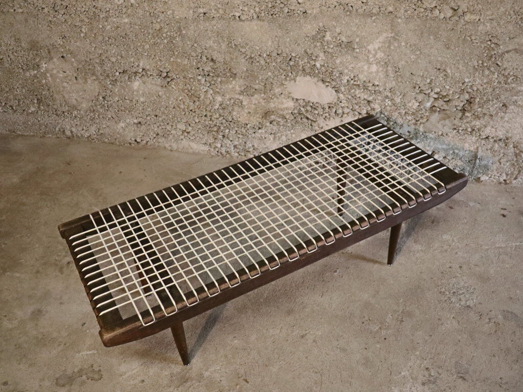 Table basse vintage par Georges Tigien 1960
