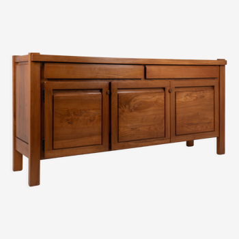 Seltz House solid elm sideboard, 1960s