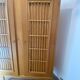 Armoire vintage bois/rotin années 50/60