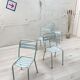 Suite de quatre chaises Tolix T2, vers 1950.
