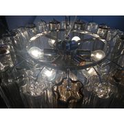 Murano glass Sputnik chandelier, set of 2 or a pair of chandeliers