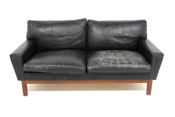 Canapé scandinave en cuir ''Åland'', Möbel-Ikéa, Suède, 1960