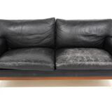 Canapé scandinave en cuir "Åland", Möbel-Ikéa, Suède, 1960