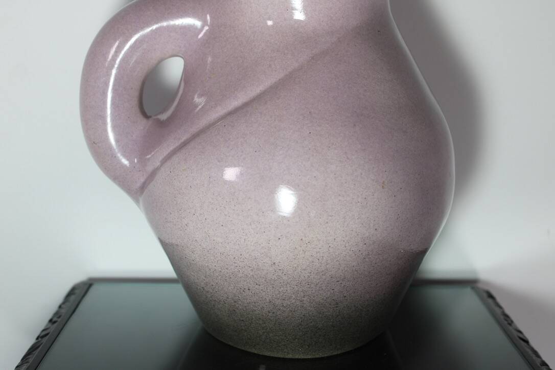 Large ceramic vase dlg Jouve Chambost 1960 France Vintage
