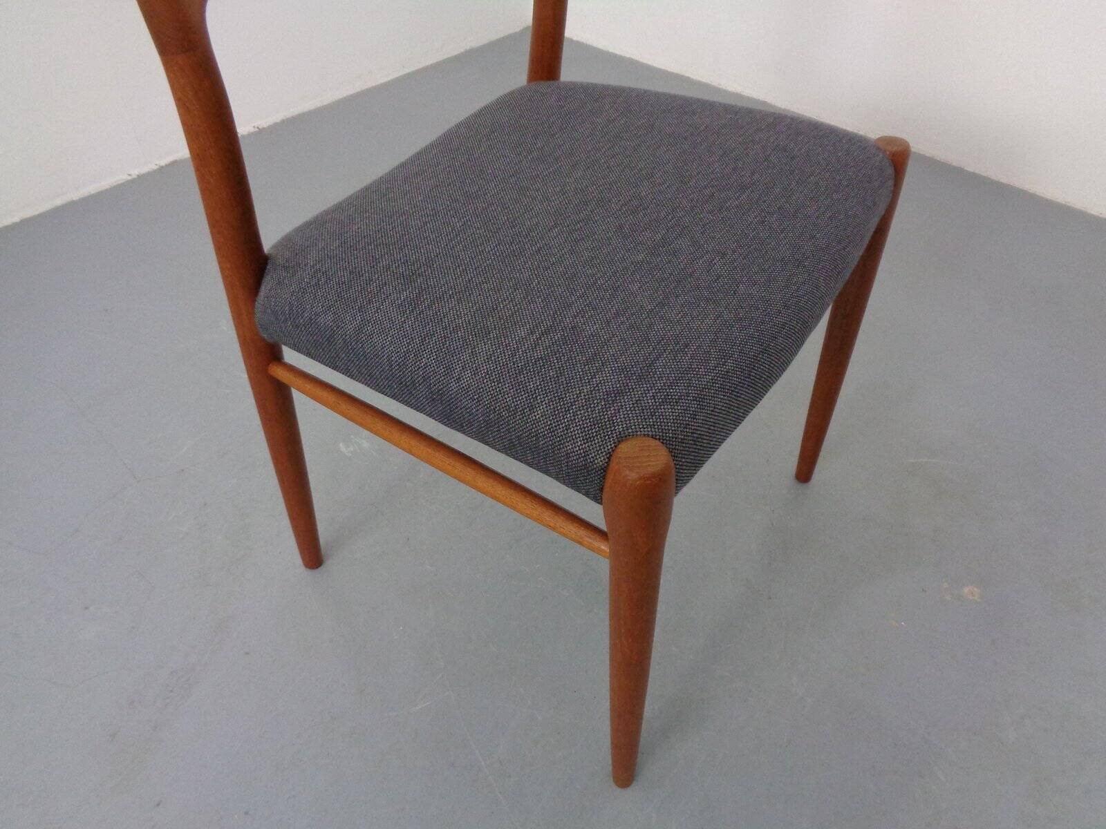 Danish Model 75 Chair in Oak by Niels Otto Møller for J.L. Møllers, 1960s