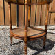 Chariot vintage en bois rotin