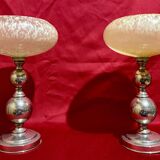 Nickel-plated lamps from the 1950s