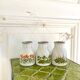 Vases en grès décor herbier