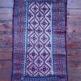 Handmade Persian Beluch Rug 144x77cm