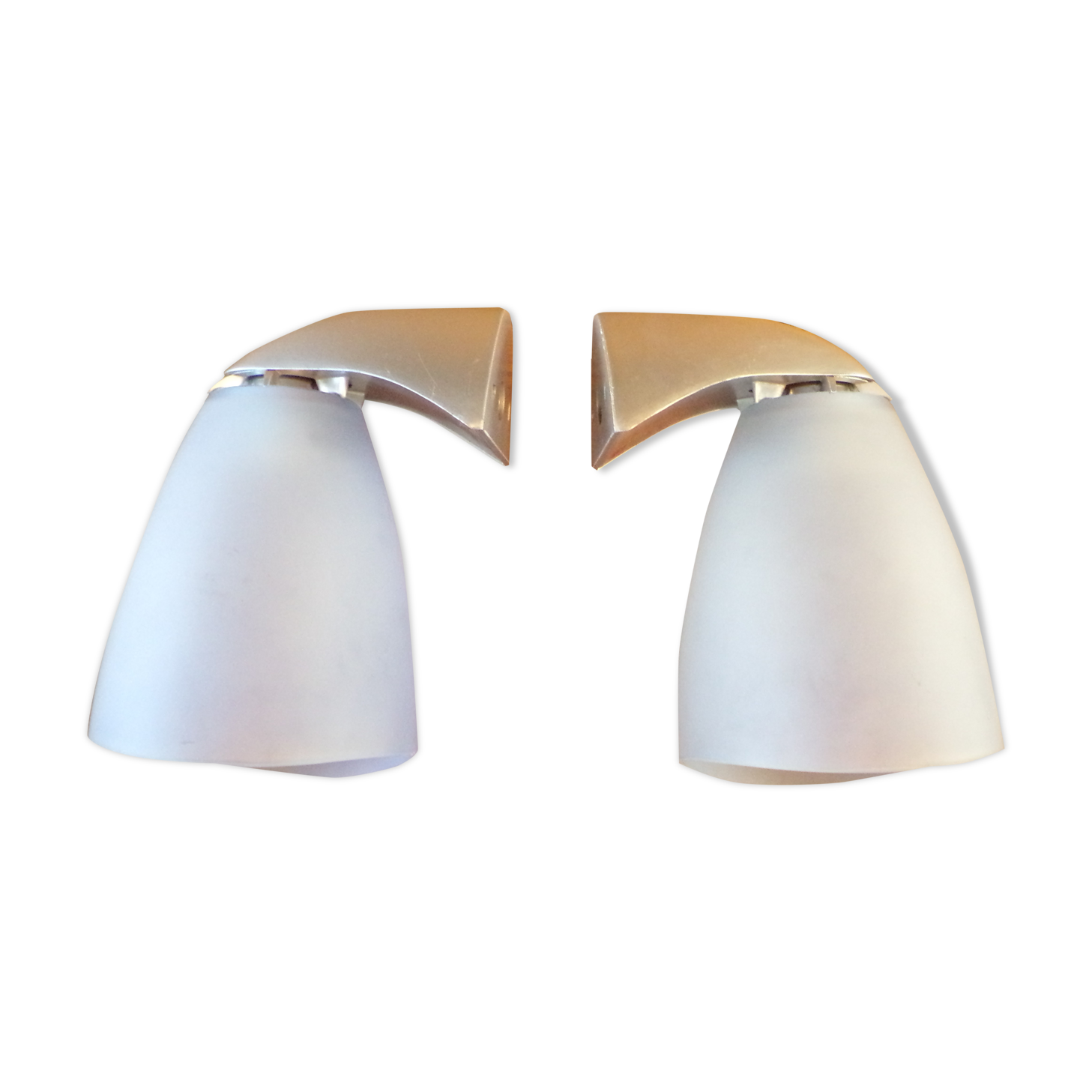 Pair dolly wall light  by Franco Mirenzi for Valenti
