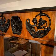 Miroir Empire, Acajou, Décor Sculpté Ébène, Sud de l'Allemagne, vers 1810