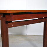 Extendable dining table in 1970 teak