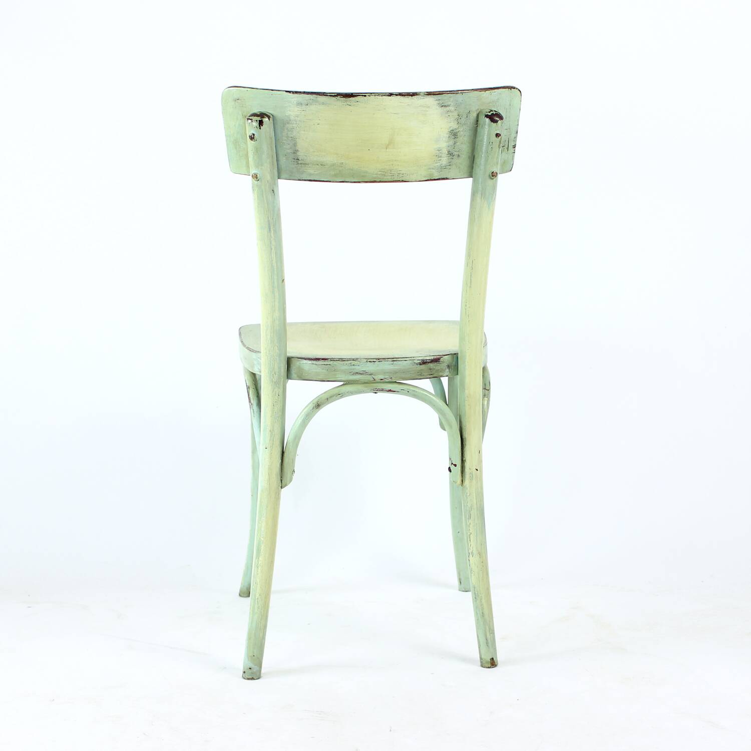 Vintage wooden dining chair, Czechoslovakia 1950s