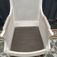 Pair of Louis XVI style caned Bergère armchairs