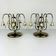 Vintage glass ball table lamps, Italy, 1960s, set of 2