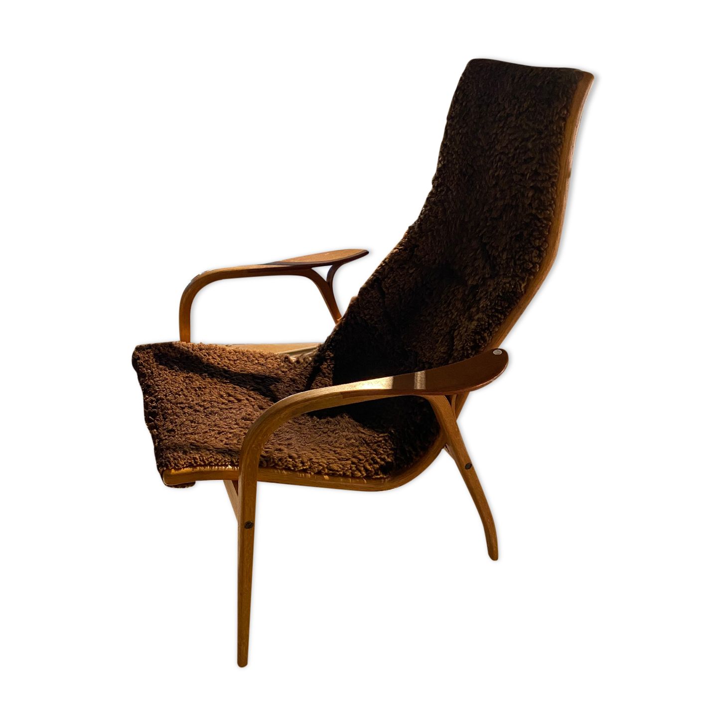 Scandinavian designer armchair Yngve Ekstrom 1960