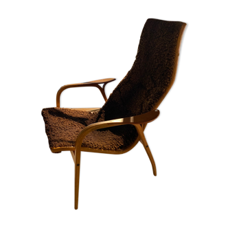 Scandinavian designer armchair Yngve Ekstrom 1960