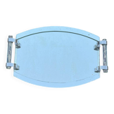 Art Deco plateau mirror and glass