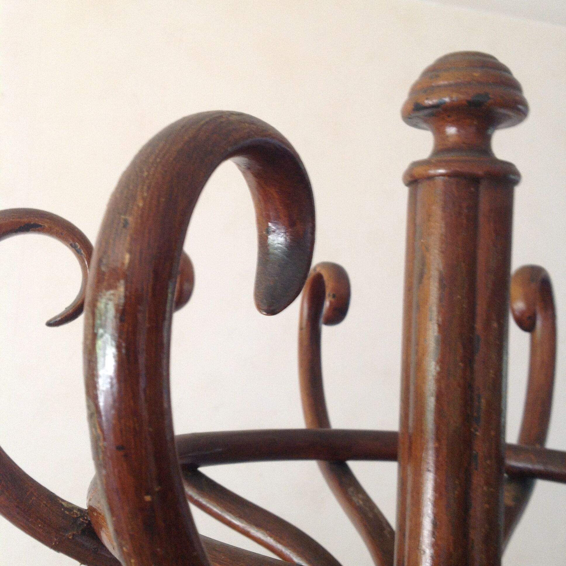 Porte-manteaux perroquet Thonet ancien