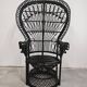 Vintage Emmanuelle chair in rattan 1970s