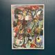 Original Swedish Oil on Canvas – “Abstract Composition” by Valter Gibson – Dated 1965 – Vintage & Framed