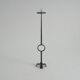 Wrought iron standing candle stick holder