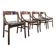 Set of 4 chairs model 110 by Ico Parisi