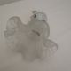 Oblique wall lamp at 45 ° porcelain tulip frosted glass