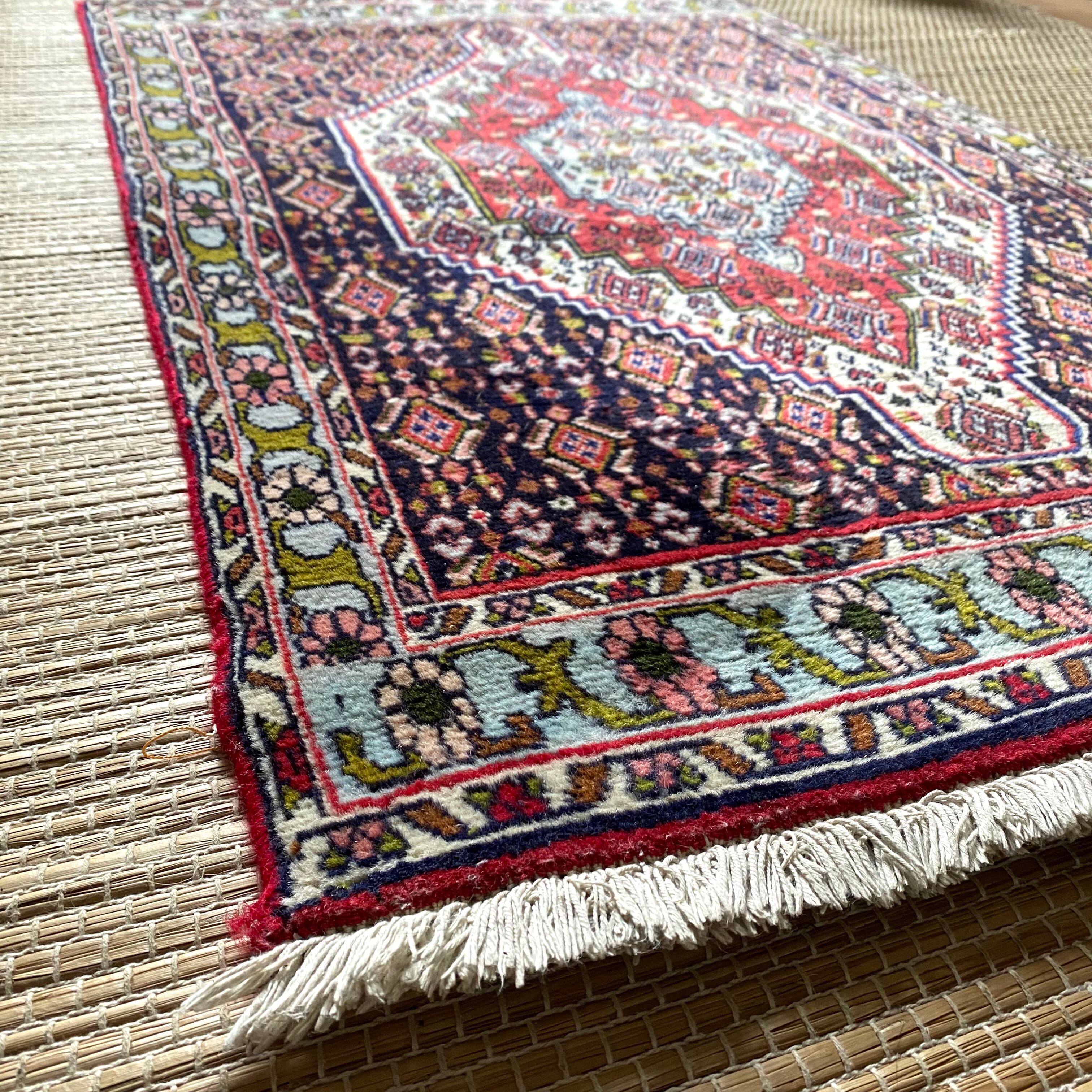 Persian wool carpet 69x113