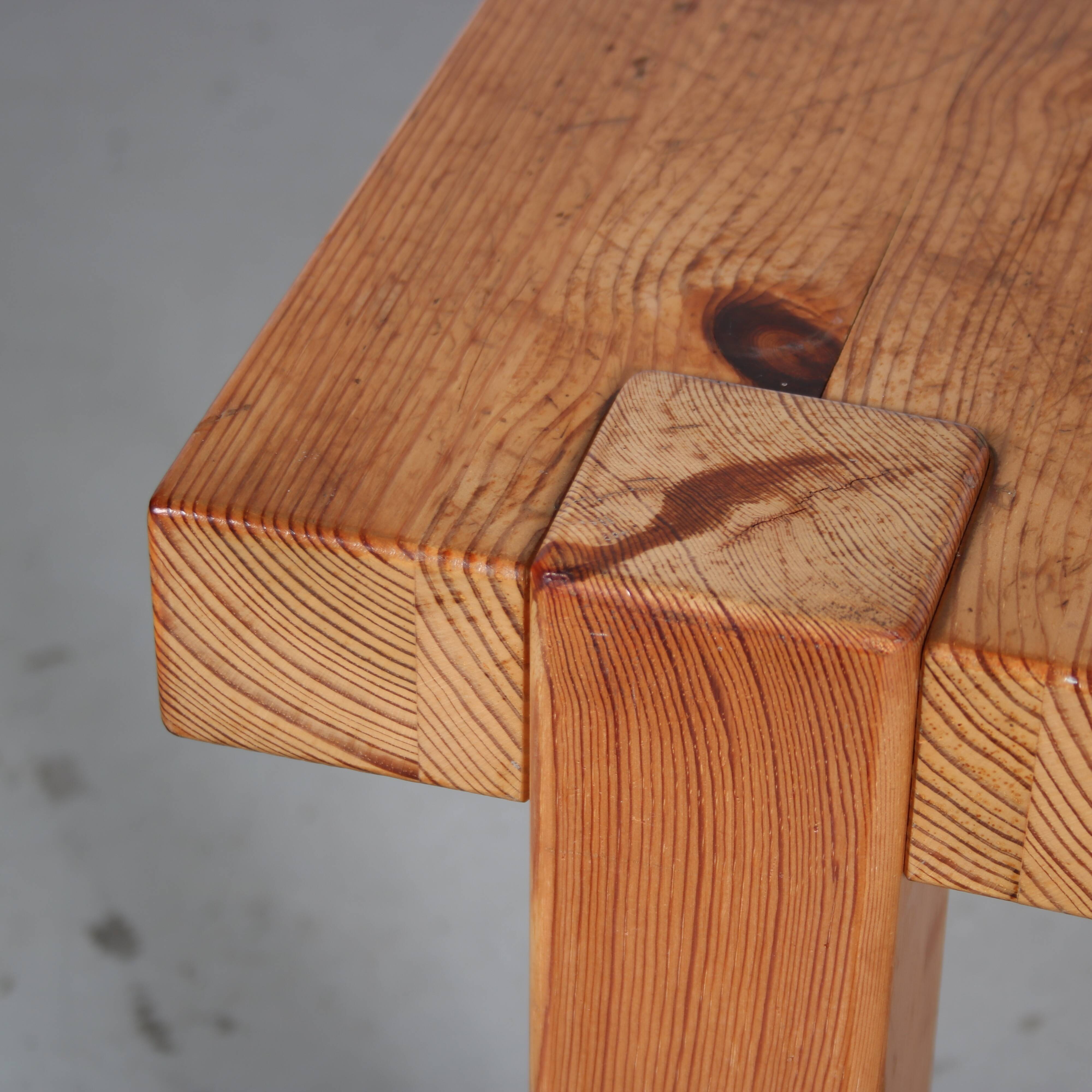 1970s Pine Coffee Table