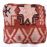 Moroccan kilim pouf