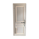 Double-sided passage door in 20th century patinated fir