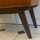Vintage sideboard with compass feet