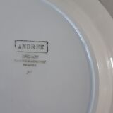 Plat creux modèle Andrée années 50-60