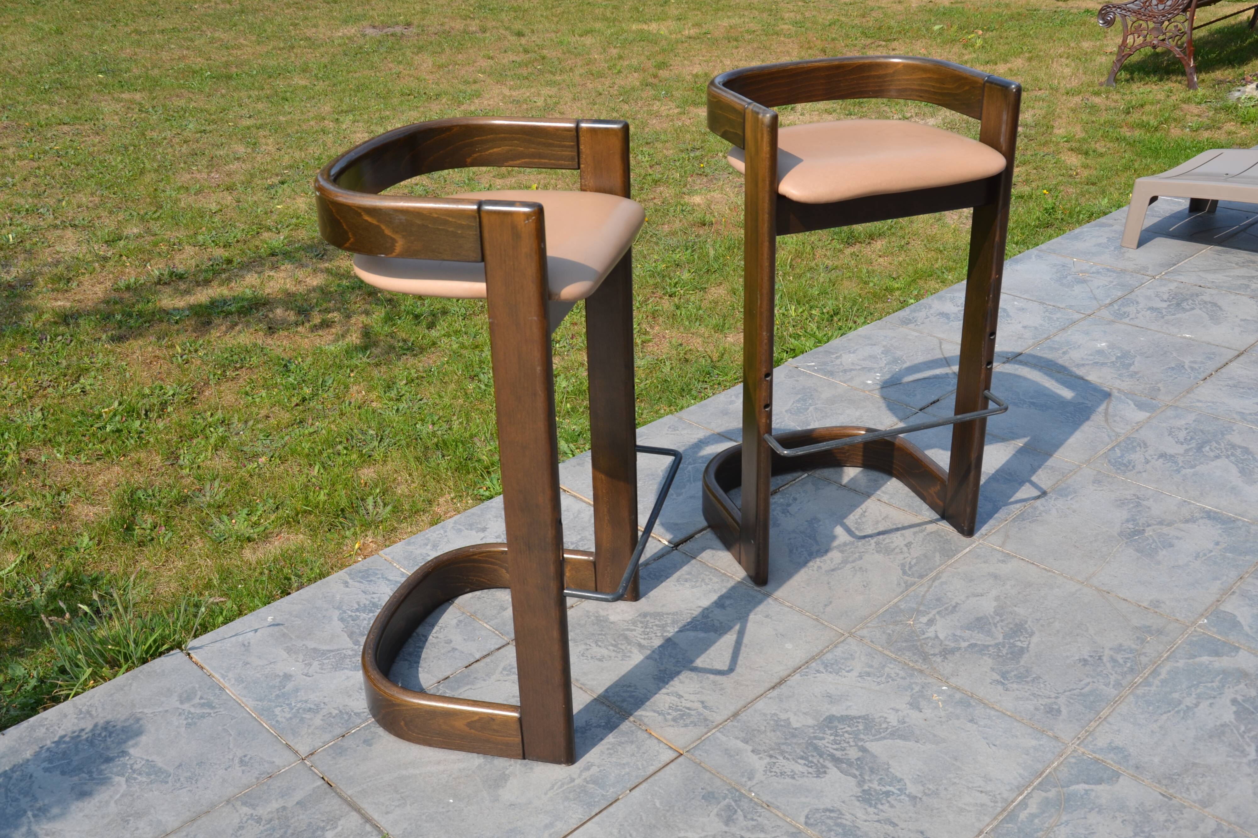 2 vintage bar chairs Germany