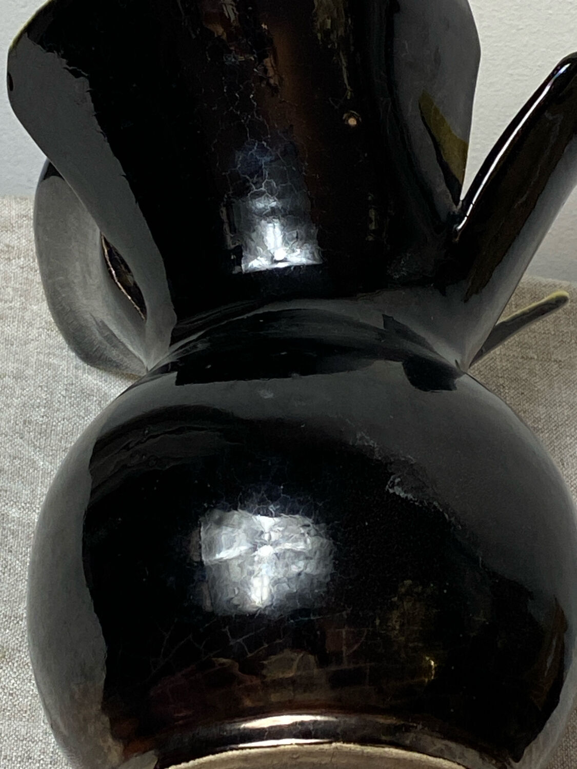 Vallauris ceramic flower vase