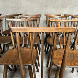 Series of 17 Fanette bistro chairs 1960 tapiovaara style