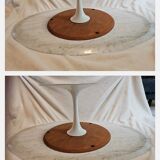 Table basse Tulipe Saarinen pour Knoll ovale marbre
