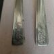 Children's cutlery in silver-plated metal