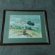 Tableau , aquarelle paysage provencal