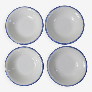 4 deep plates in Italian earthenware