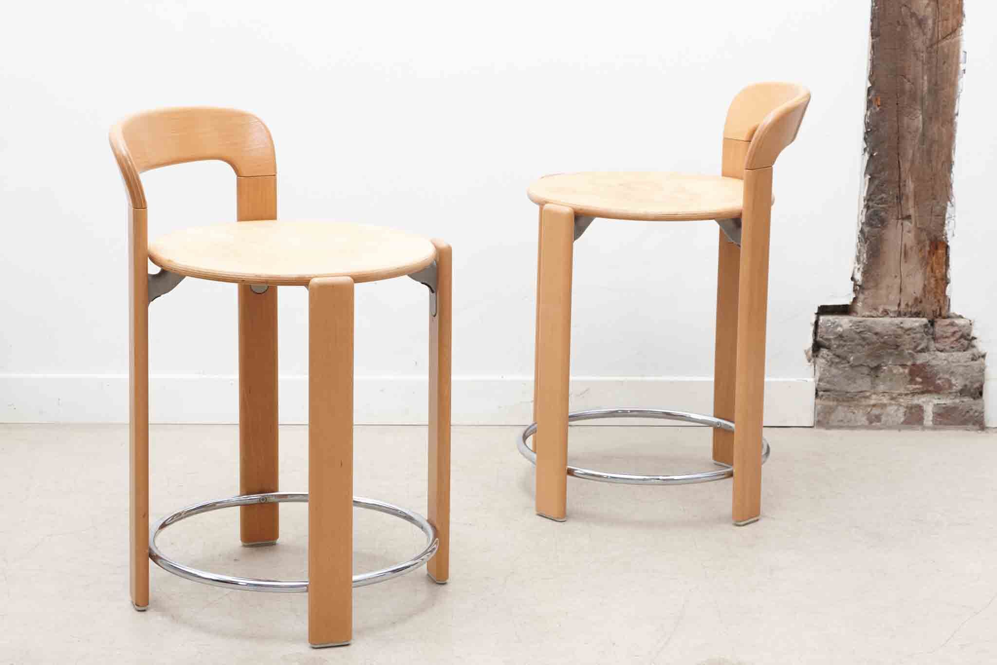 Bruno Rey oak high chair