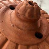 Old terracotta butter dish