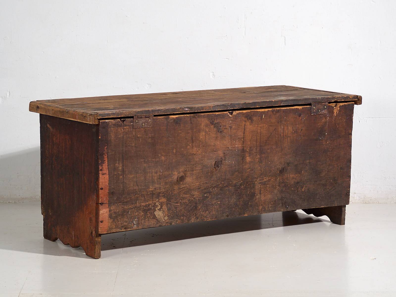 Antique folk art style chest (circa 1920)