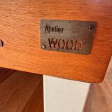 Solid oak coffee table